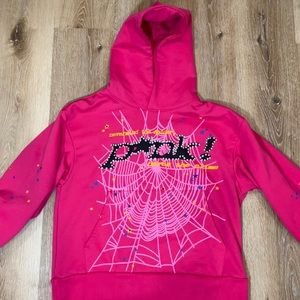 Pink sp5der hoodie💕